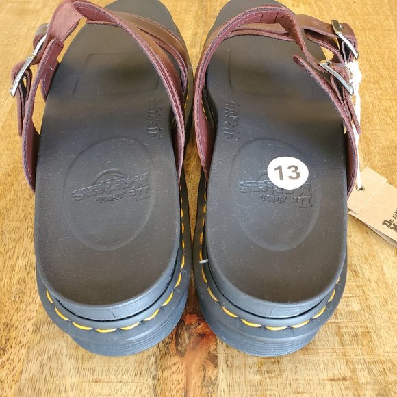 NWT Men\'s Shoes Dr. Martens MYLES Leather Slide Sandal main image 12
